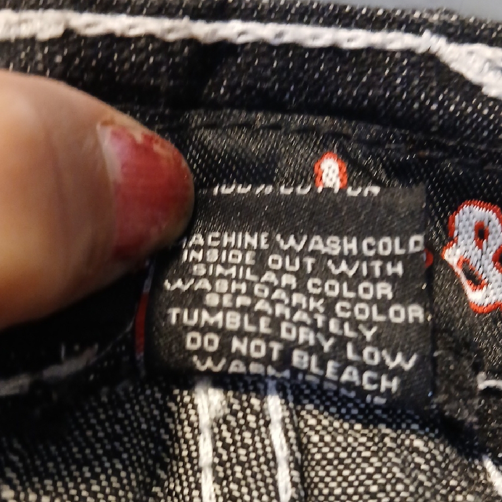 Men's Relaxed Fit Jeans - Black - Picture 12 of 12